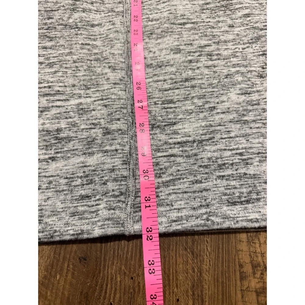 Athleta Grey Women's XS Space Dye Long Sleeve Mini Dress Pockets Active‎ Casual